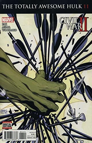 Total minunat Hulk, 11 VF / NM; Marvel carte de benzi desenate / Al Doilea Război Civil