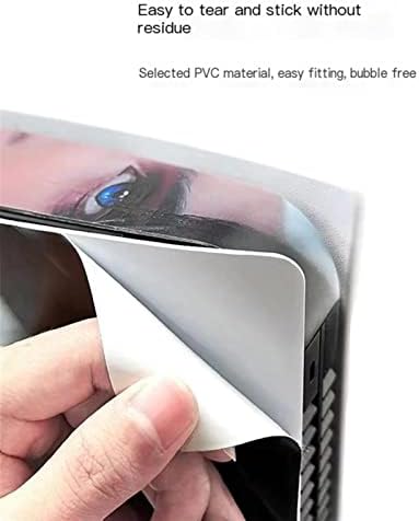 FXCON Anime pentru pielea digitală PS5 pentru consolă și controlere autocolant de vinil durabil, rezistent la zgârieturi, compatibil