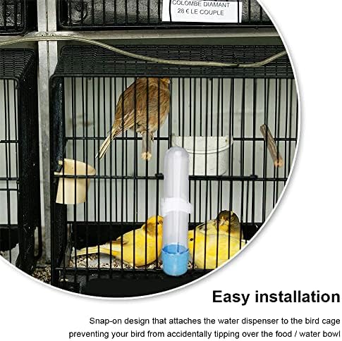 Bird Feeder durabil Bird Waterer practic automat Drinker pentru Aviary Parrot Budgie Canary