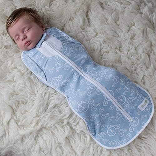 Woombie Convertible ventilat pentru bebeluși pătură Swaddling I Swaddle Convertiți în pătură purtabilă fără brațe pentru bebeluși