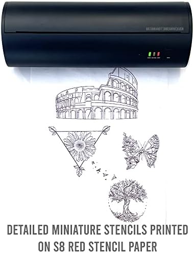 Hildbrandt Dreamweaver portabil tatuaj stencil imprimantă termică fără fir pentru șabloane cu Bluetooth și compatibil numai