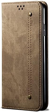 Telefon de protecție Flip caz portofel caz compatibil cu Samsung Galaxy S10 Lite / A91 / M80s caz, Vintage PU piele telefon