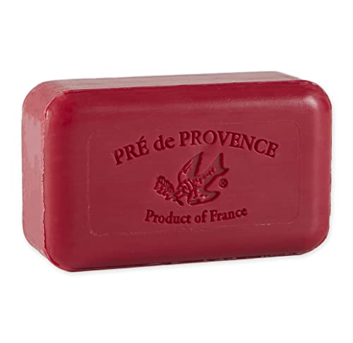 Săpun artizanal Pre De Provence, îngrijire naturală franceză a pielii, îmbogățit cu unt de shea Organic, Quad măcinat pentru