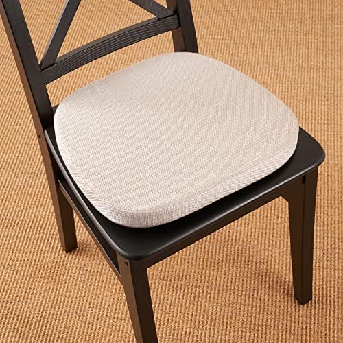 Tromlycs u în formă de scaun de bucătărie în formă de scaun de bucătărie pentru scaune pentru sufragerie cu cravate 15x16 inci