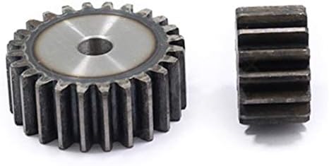 XMEIFEITS Industrial Gear 2pcs 1.5 mod 56teeth cilindric pinten Gear Carbon 45 oțel Micro Motor Transmisie piese cutie de
