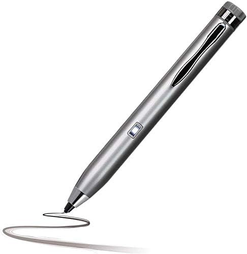 BROONEL Silver Mini Fine Point Digital Stylus Pen compatibil cu Lenovo ThinkPad T590 15.6