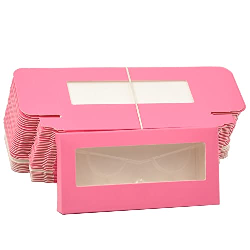 Cutie de hârtie genelor cutie pachet Lash Cutii de ambalare 25mm genelor machiaj roz caz