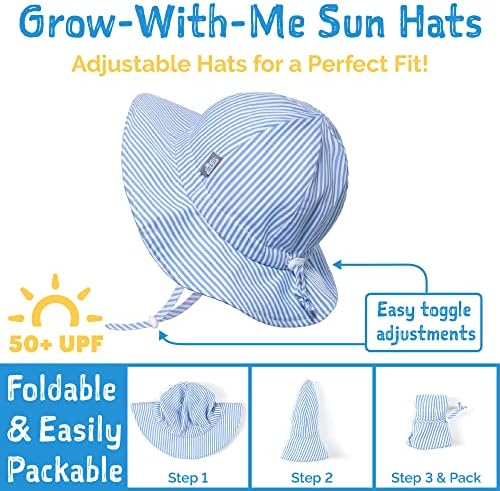 Jan & Jul Toddler Boys & Girls Upf 50+ Summer Sun Hat, bumbac