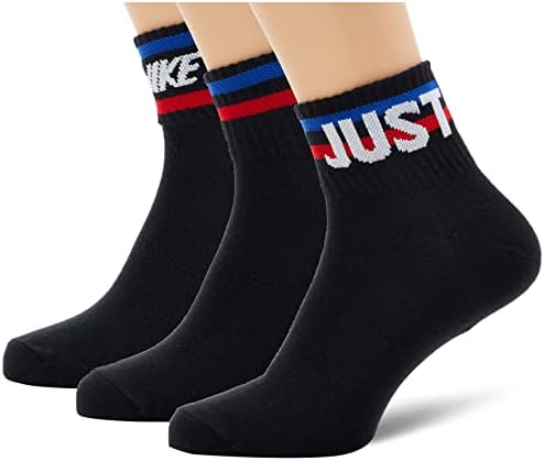 Nike Mens, de zi cu zi Essential Essential Soldle Socks 3 pachet