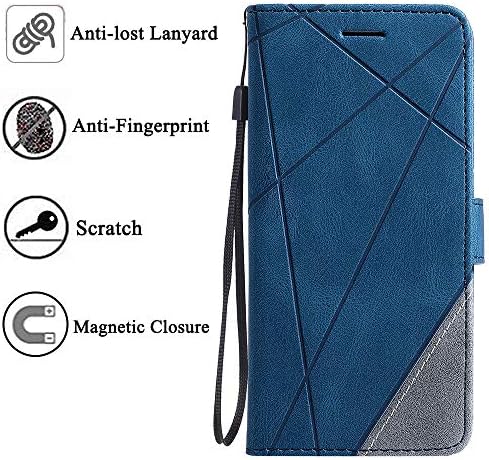 Asuwish compatibil cu carcasa portofelului Samsung Galaxy S10 și Protector de ecran din sticlă securizată suport pentru card