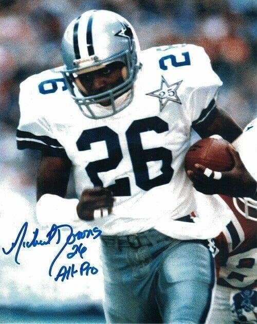 Michael Downs Autografat/semnat Dallas Cowboys 8x10 Foto 10043 - Fotografii autografate NFL