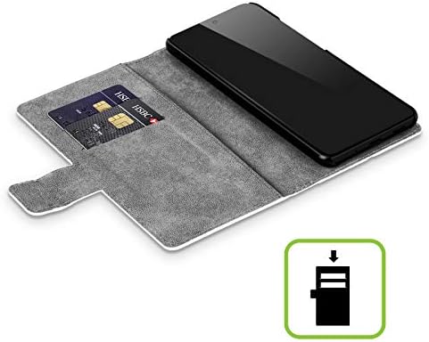 Cap de caz modele licențiat oficial Paul Brent aur Seahorse Coastal piele Carte portofel caz coperta compatibil cu Samsung