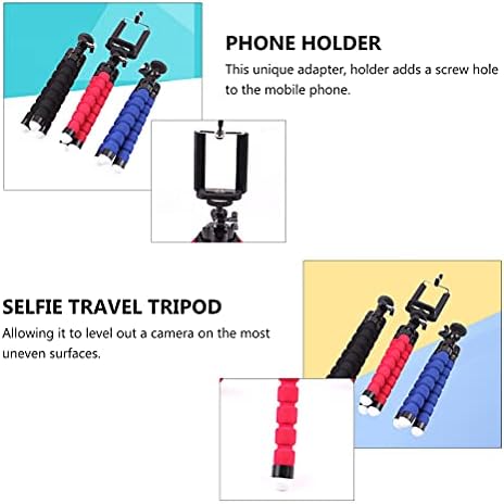 3pcs flexibil burete caracatiță Tripod telefon mobil smartphone trepied flexibil cu greutate flexibilă suport telefon tempod