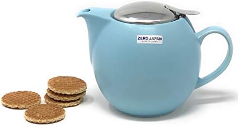 Zero Japonia Teapot universal pentru 5 persoane, culori de gelato BBN-04, GMT Gelato Mint, W 6,5 X D 4,7 x H 4,5 inci