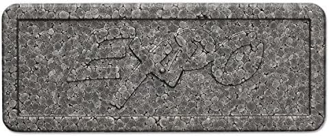 Expo Block Eraser 81505 Dry ștergere a plăcii albe, ștergătoare, grămadă moale, 5 1/8 W x 1 1/4 h - pachet de 2