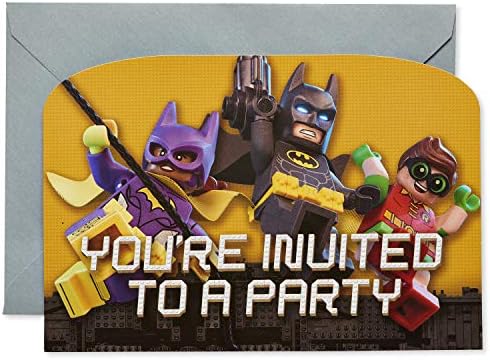 Salutări Americane Lego Batman Consumabile De Partid, Invita Carte Poștală, 8-Count