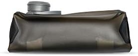 Căutător HydraPak - Depozitare de apă pliabilă - Rezervor de hidratare de camping BPA și PVC gratuit - Mammoth Grey