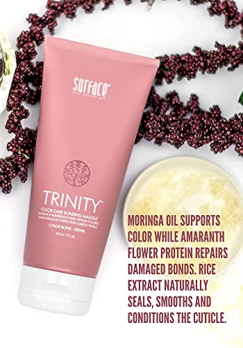 Păr de suprafață Brunetă și Redhead Soluție: Șampon de îngrijire a culorilor Trinity și Trinity Color Bond Masque Plus Trinity