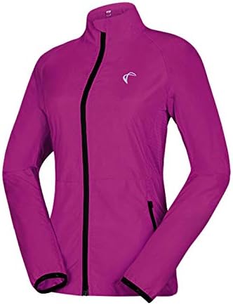 Jacheta de vânt ambalabilă pentru femei J.Carp, super -ușoară și vizibilă, cu ciclism activ în aer liber, cu ciclism, care