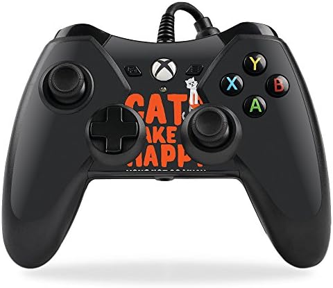 MightySkins skin compatibil cu PowerA Xbox One Elite Controller-pisicile mă fac fericit | protecție, durabilă și unică înveliș