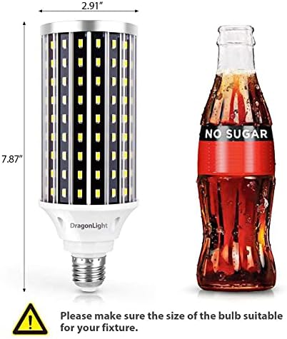 Becuri LED de porumb Super luminoase de 50w-3000k alb cald 5000 lumeni CRI 90 + E26 / E39 Becuri LED de bază Mogul pentru iluminat
