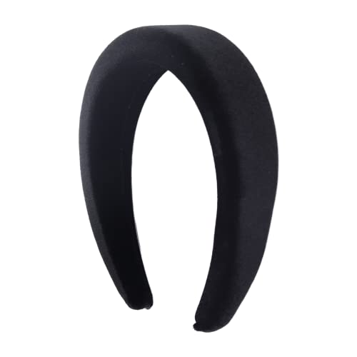 Negru căptușit cu bandă pentru femei și fete-Hair Styling Accesorii moda Hairband