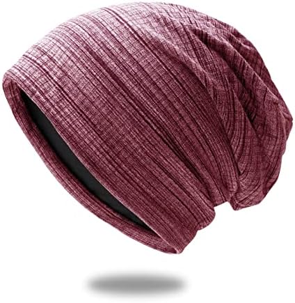 Bărbați și femei cald pălărie ușor Slouch Culoare solidă tricotate pălării moale pălărie pentru toamna si iarna Pălării Femei