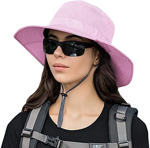 Pălării de soare pentru bărbați Femei de pescuit pălărie Upf 50+ Respirabil larg BRIM VARA SĂRĂTOR UV pălărie de protecție