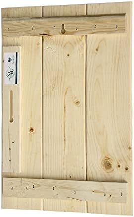 Simply a spus, INC Semn de lemn rustic de 16 x 10.75 - Bucurarea vieții simple de țară