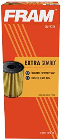 Fram Extra Guard CH9018, filtru de ulei pentru cartuș cu Interval de schimbare de 10 km, negru