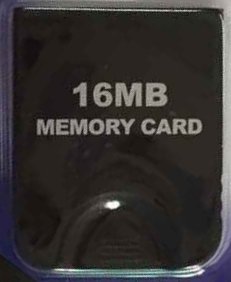 Card de memorie Negru de 16 MB pentru Nintendo GameCube sau Wii-NEXiLUX