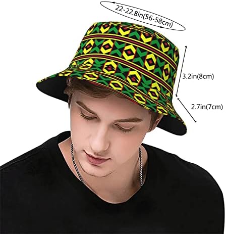 Pălării cu găleată în stil etnic african pentru femei pentru bărbați pachete Soare Cap Fashion Fishrman Pat Pat Patch Hat Caps