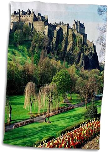 3drose Florene Worlds locuri exotice-Castelul din Edinburgh Scoția-prosoape