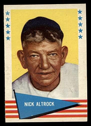 1961 Fleer 3 Nick Altrock Chicago White Sox Ex White Sox