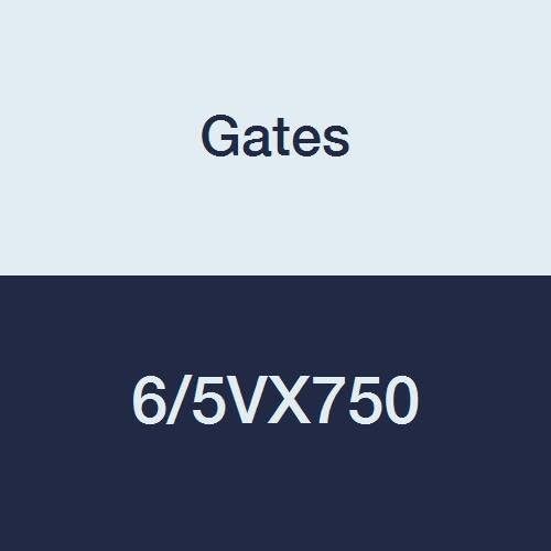 Gates 6/5VX750 Super HC Beltă cu bandă de bandă de bandă, secțiune 5VX, 3-3/4 Lățime totală, 35/64 Înălțime, 75,0 Centură exterioară