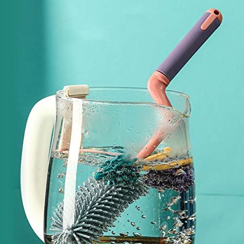 Toyandona 2pcs Buttle Pensul de curățare pensulă cu apă de apă de apă Curățarea paielor Accesorii pentru sticlă pentru căsu