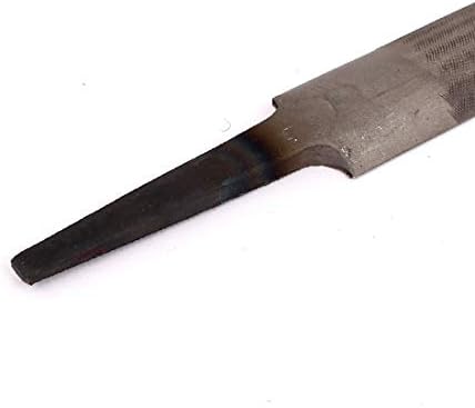 X-Dree 8 20,5 cm din oțel carbon lung, cu două fețe, cu două părți, tăiate pe jumătate rotunde pentru lemn (8 ''20, 5 cm de