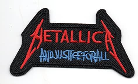 Patch and Justice All Music Group pentru gunoiul metal James Hetfield Lars Ulrich Hammett Head Rock Roll Star Band Speed ​​Wave