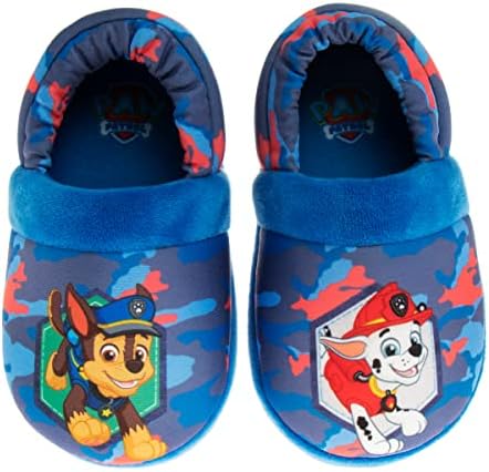 Nickelodeon Paw Patrol și Sponge Bob Squarepants - Pantofi pentru băieți pentru copii Chase și Marshall House-papuci de casă