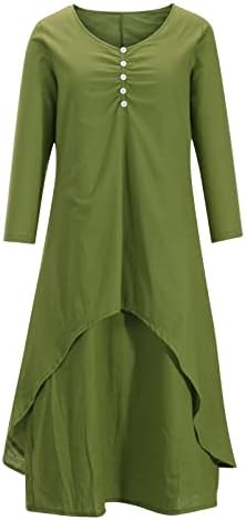 Rochie maxi tifzhadiao maxi pentru femei plus dimensiune lenjerie de bumbac kaftan rochie neregulată tiv neregulat cu rochie