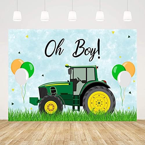 ABLIN 7x5ft Tractor Baby duș fundal pentru băiat Oh băiat Cq233 0