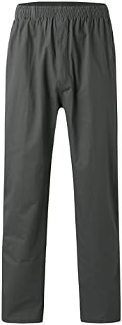 Pantaloni wabtum pentru bărbați muncesc casual, culoarea solidă pentru bărbați, cu salopete din dantelă, pantaloni casual de