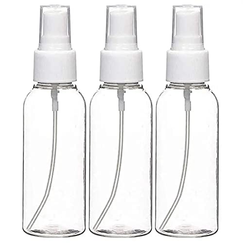 Sticlă de spray de plastic AXX, 2 oz/50 ml Mărime de deplasare Sticle goale, sticlă de apă pentru păr, pompă Reumple Mister