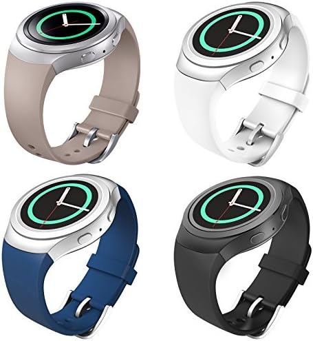 PWKUTN Sports Sports Silicon Watch Band curea pentru Samsung Galaxy Gear S2 R720 SM-R730 4packs