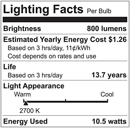 GE Lighting LED bec exterior, alb moale de 10,5 wați, bază medie, reglabilă