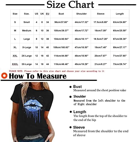 Femei 2023 maneca scurta barca gât buze Grafic Vrac se potrivesc sexy Cyberpunk Bluza T Shirt bluza pentru doamne WK