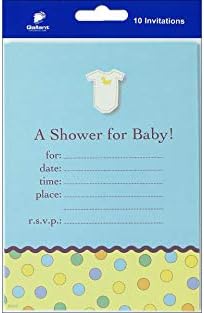 Salutări Galante invitație la duș pentru Bebeluși4 10ct