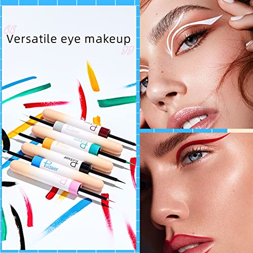 Espoce Liquid Eyeliner, Eyeliner liquid Liner cu uscare rapidă, Ultra-fin, de lungă durată, Eyeliner colorat cu pigment ridicat,