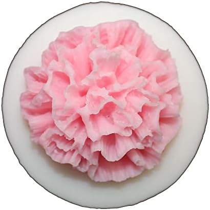 Mucegai de silicon cu flori de carnation lvdge: Perfect pentru flori de artă din rășină, decorarea tortului, fabricarea bomboanelor