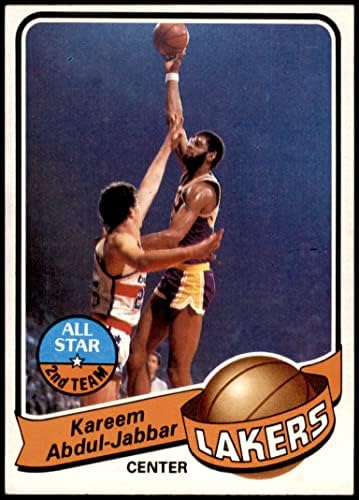1979 Topps # 10 Kareem Abdul-Jabbar Los Angeles Lakers NM Lakers UCLA